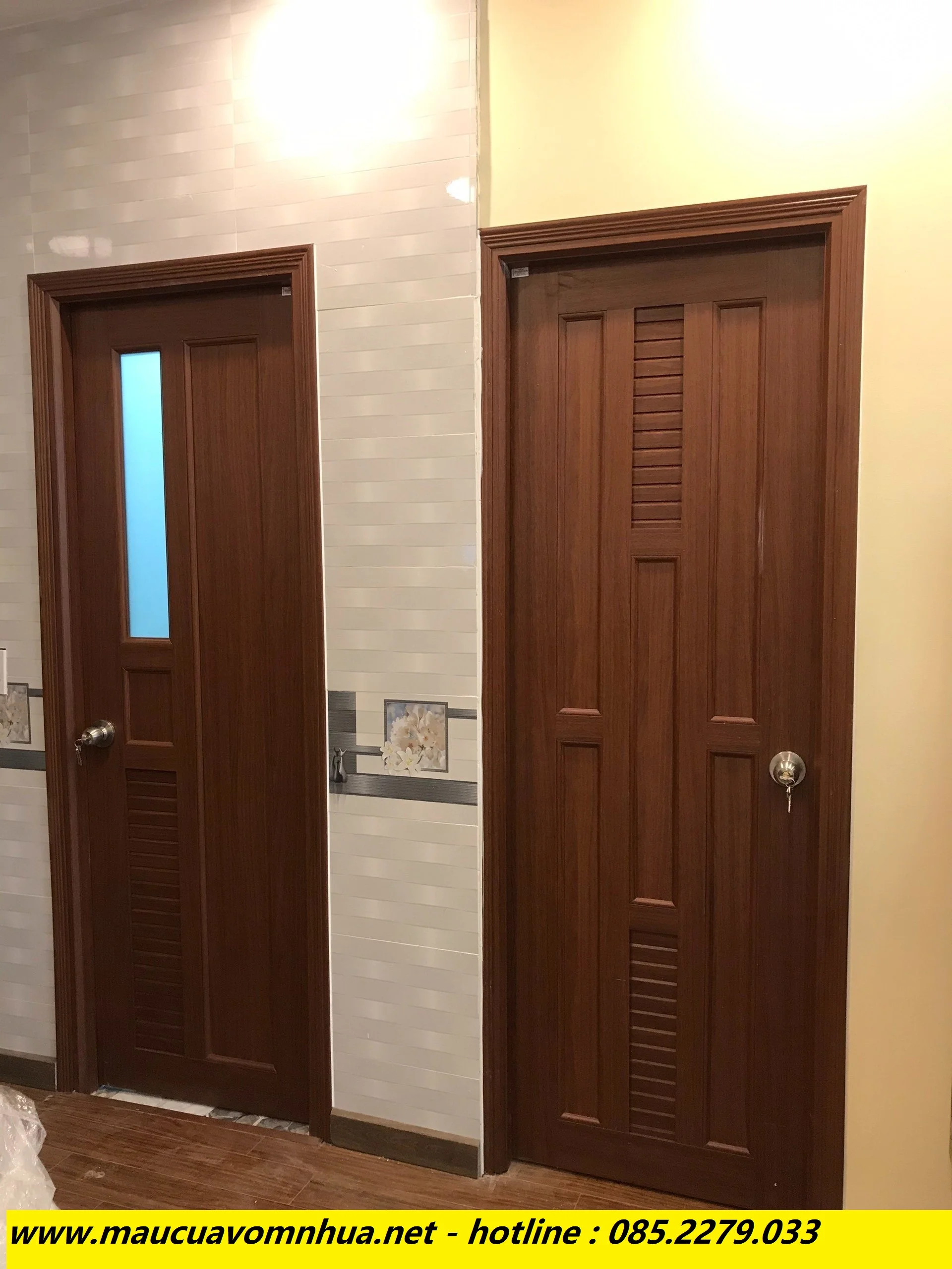 Cửa nhựa PVC kích thước 800 x 2050mm
