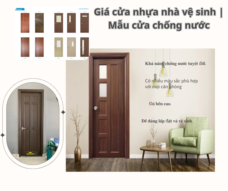 Giá cửa nhựa nhà vệ sinh