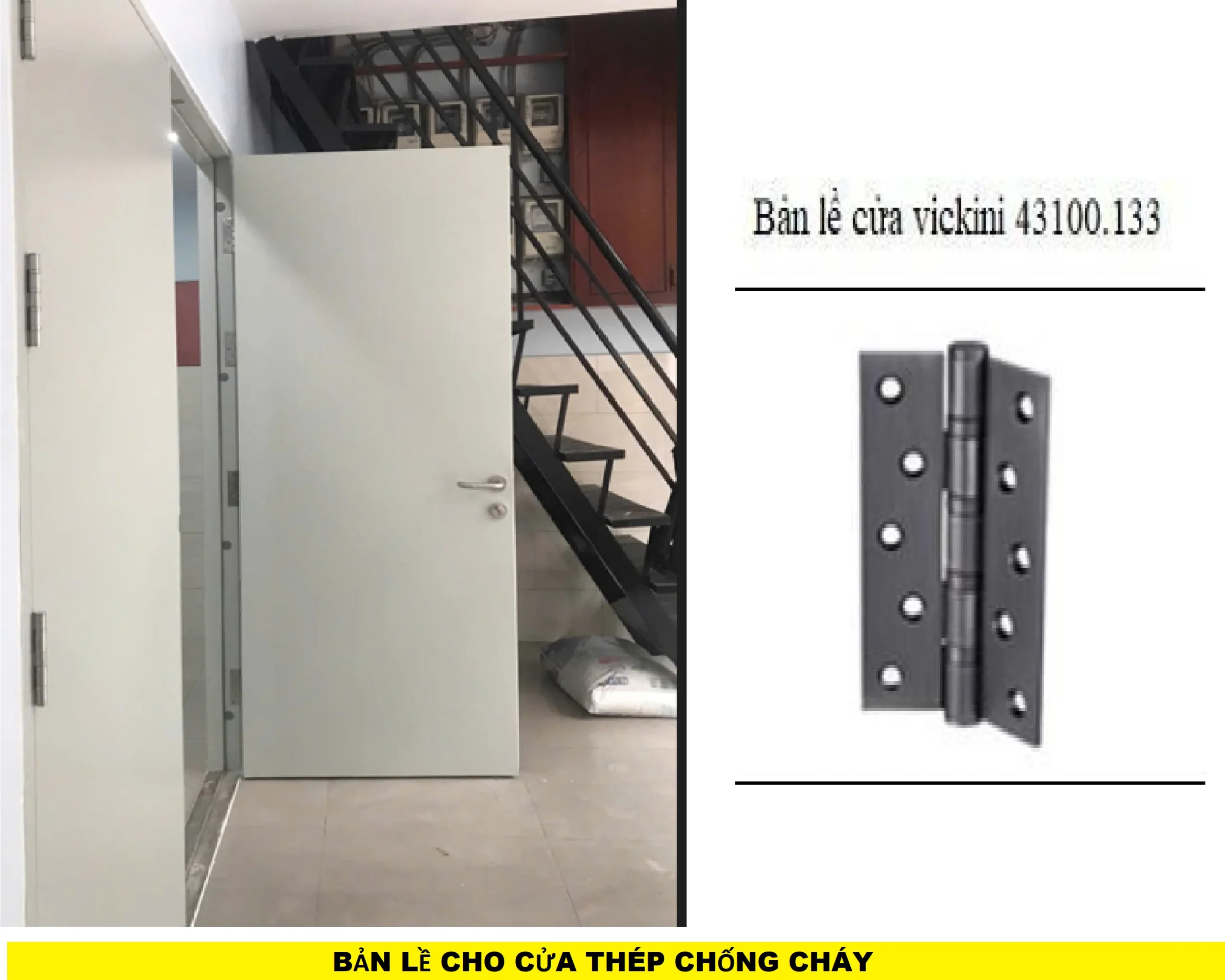 Bản lề cho cửa thép chống cháy