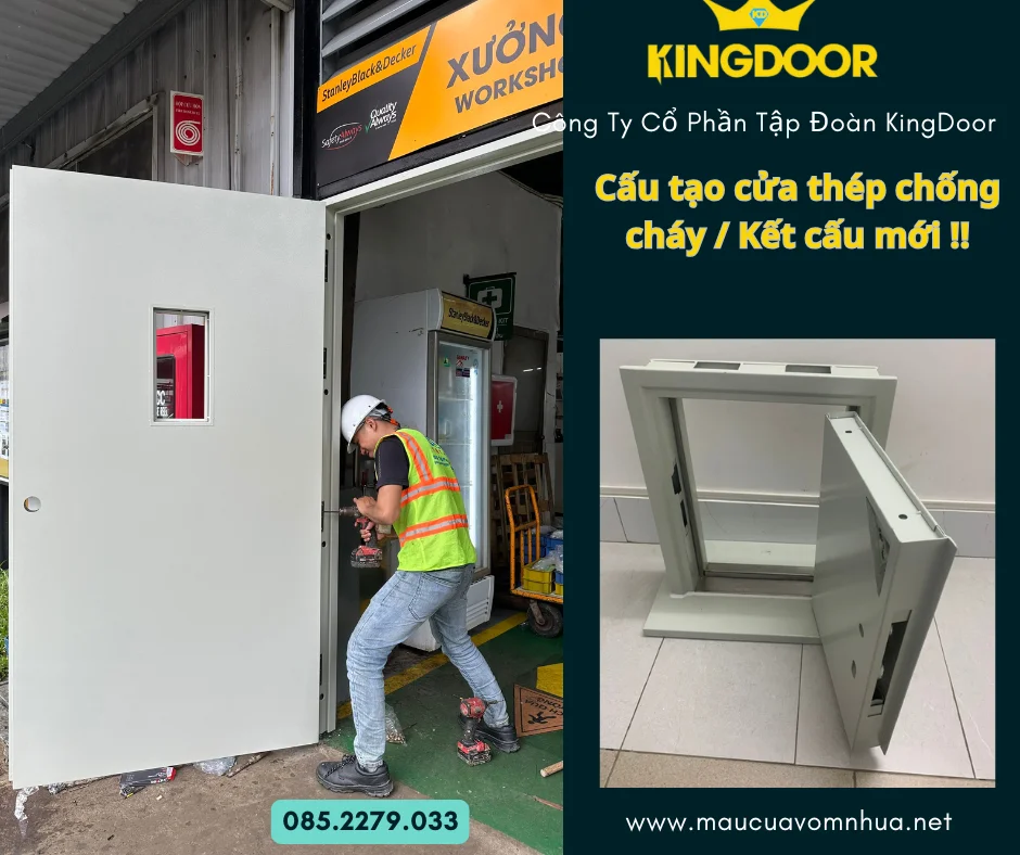 Cấu tạo cửa thép chống cháy